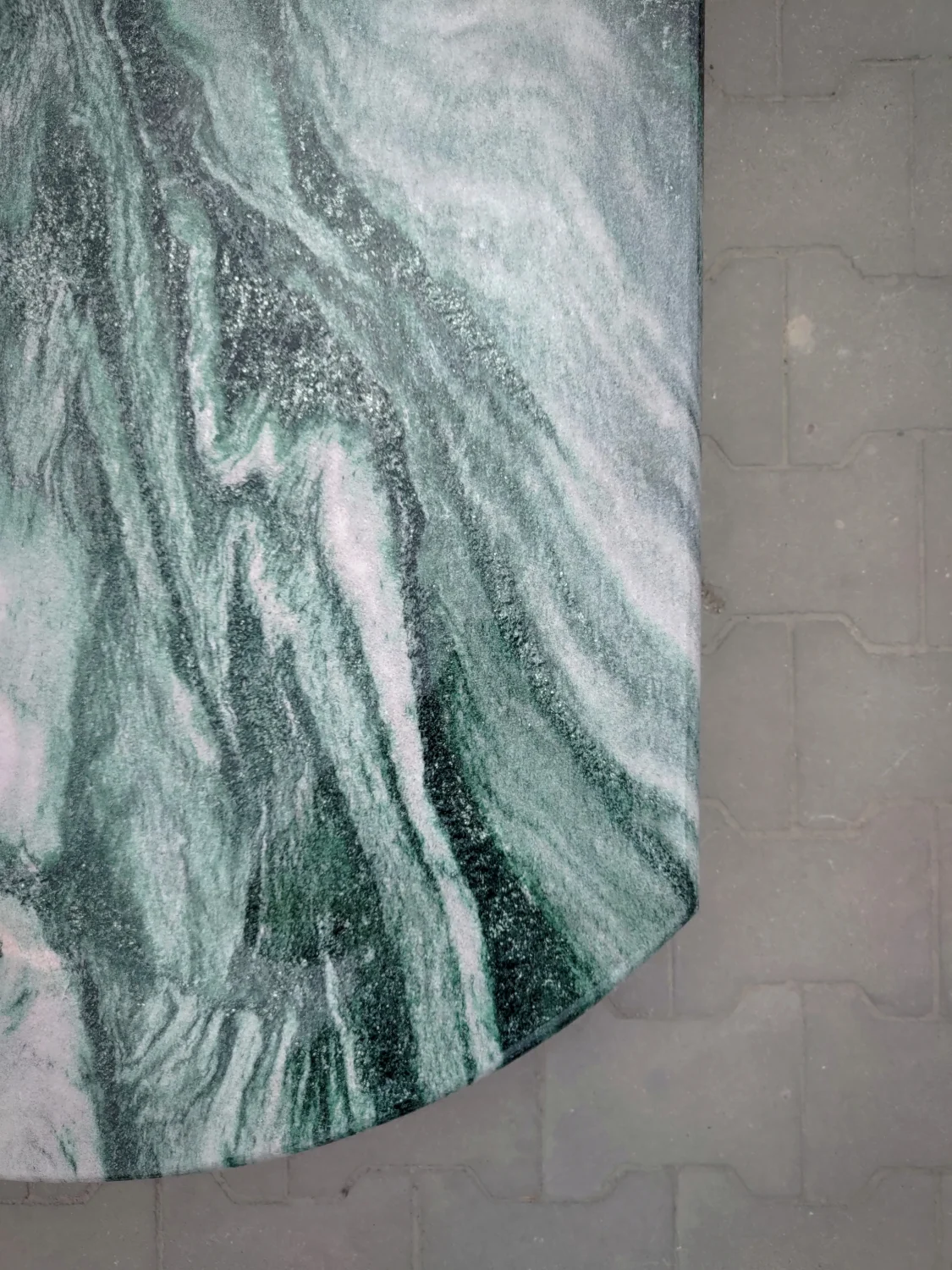 Zielony kwarcyt Verde Lapponia detal